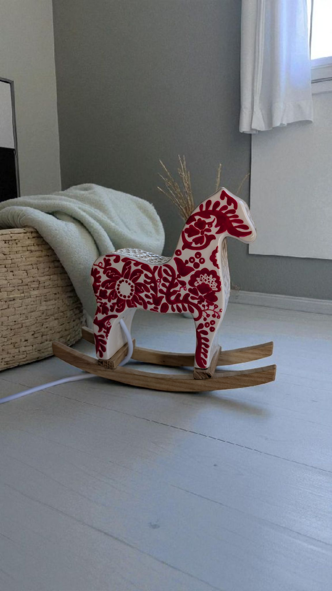 Ceramiczny konik na biegunach - obrazek 3